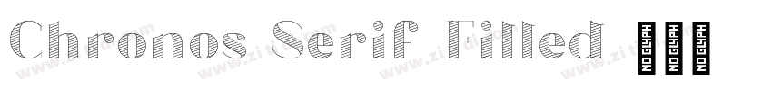 Chronos Serif Filled字体转换